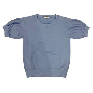 Marella Puff Short Sleeve Sweater Top
